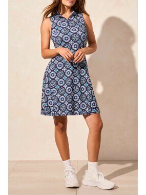 NWT TRIBAL SPORT Sleeveless Performance Dress Navy Size L